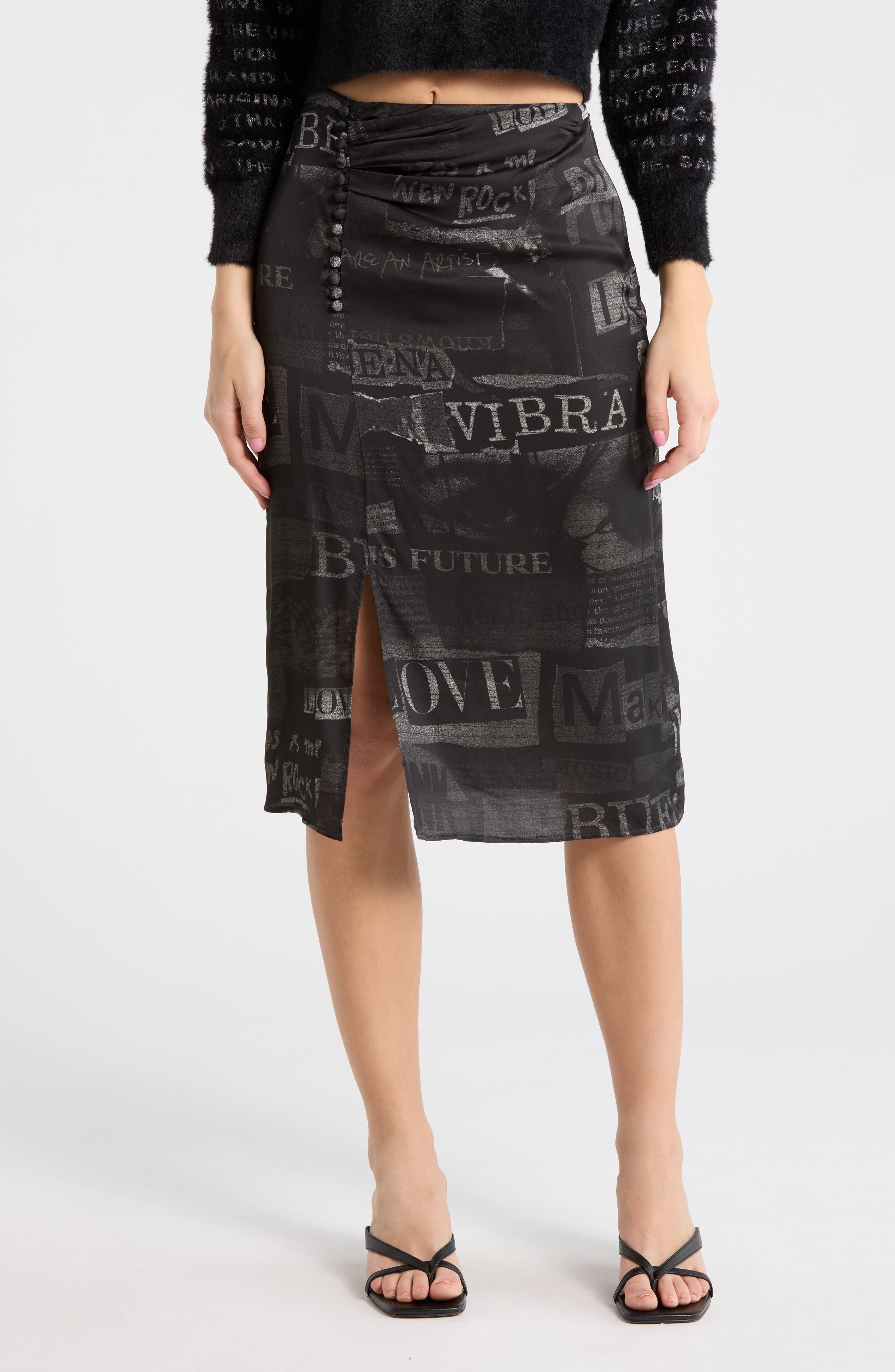 Desigual Print Woven Skirt