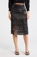 Desigual Print Woven Skirt