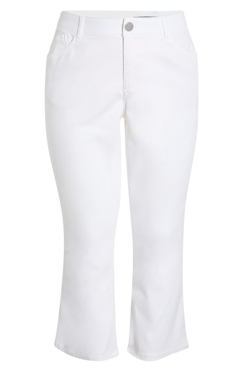 Wit & Wisdom Bennett High Waist Crop Barely Bootcut Jeans, Alternate, color, Optic White