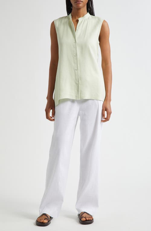Theory Linen Blend Drawstring Pants