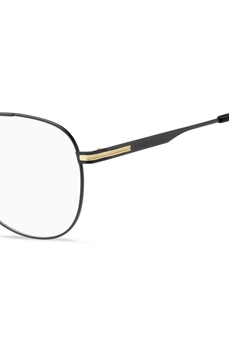 HUGO 57mm Pilot Optical Glasses, Alternate, color, 