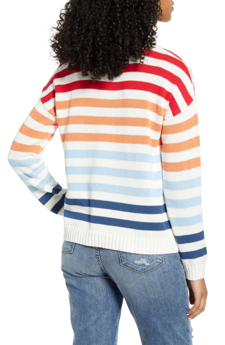 MINKPINK Without a Doubt Stripe Sweater, Alternate, color, 