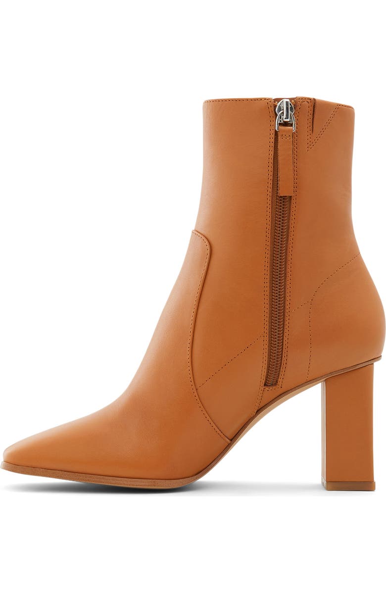 ALDO Theliven Bootie, Alternate, color, Medium Brown Leather