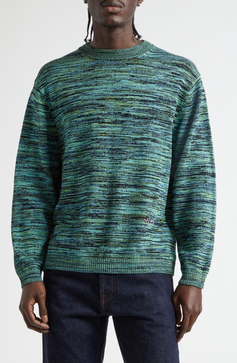 Space Dye One of a Kind Crewneck Sweater