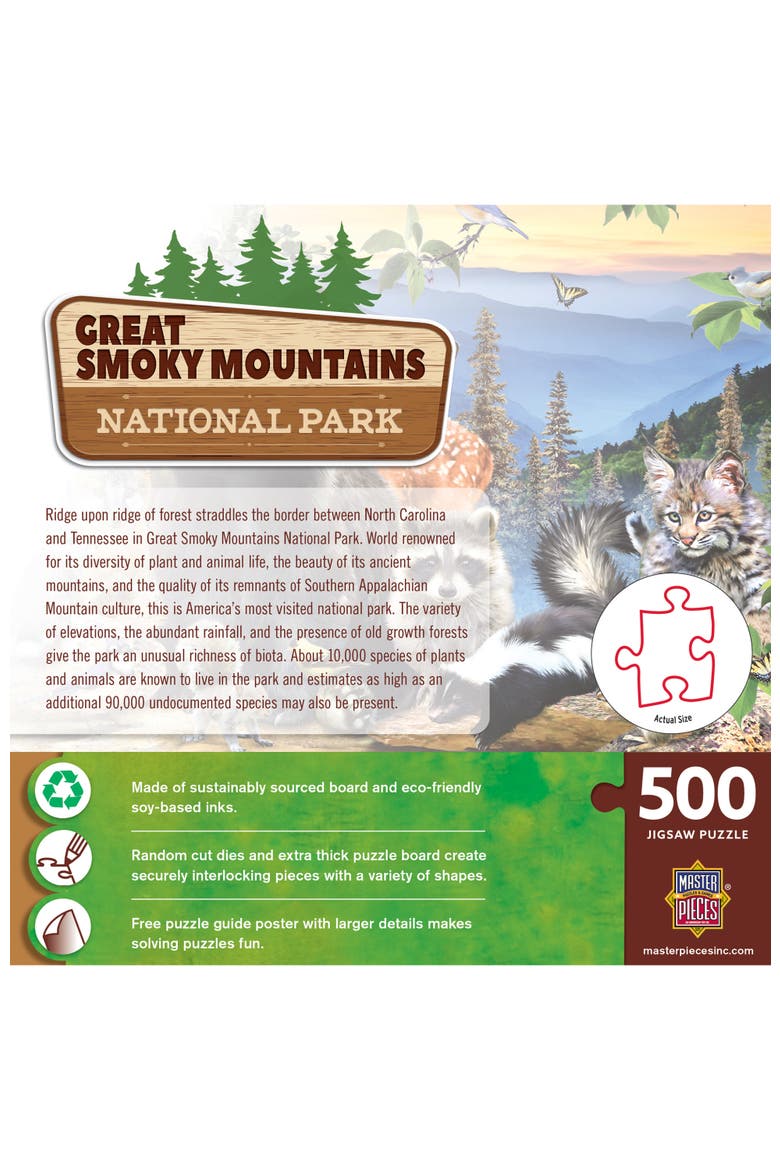 Great Smoky Mountains 500 Piece Puzzle, Alternate, color, Multicolor