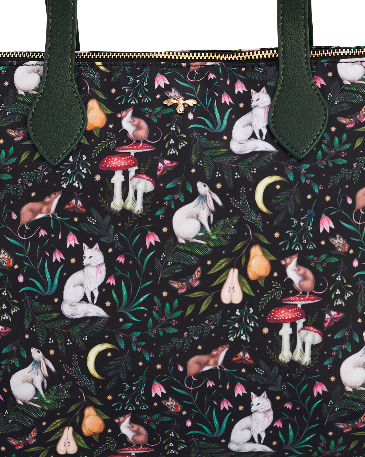 Edith Niva Print Tote Purse, Alternate, color, Black