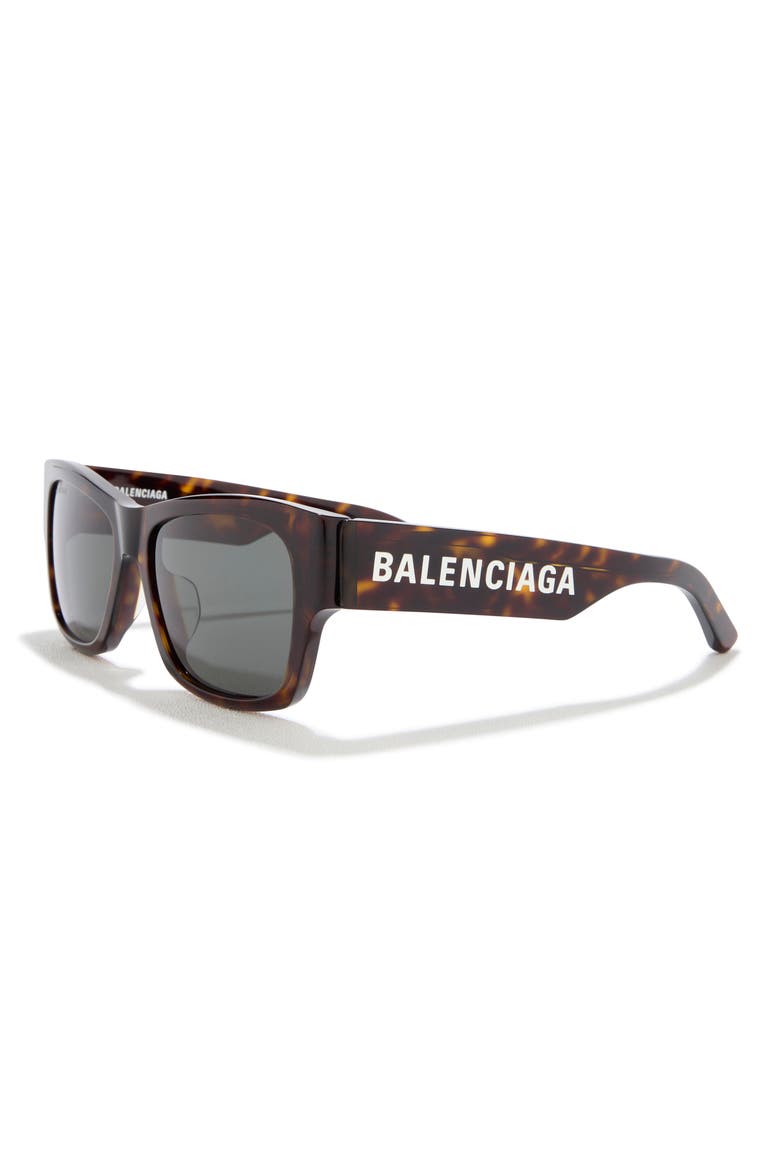 56mm Square Sunglasses, Alternate, color, HAVANA HAVANA GREEN