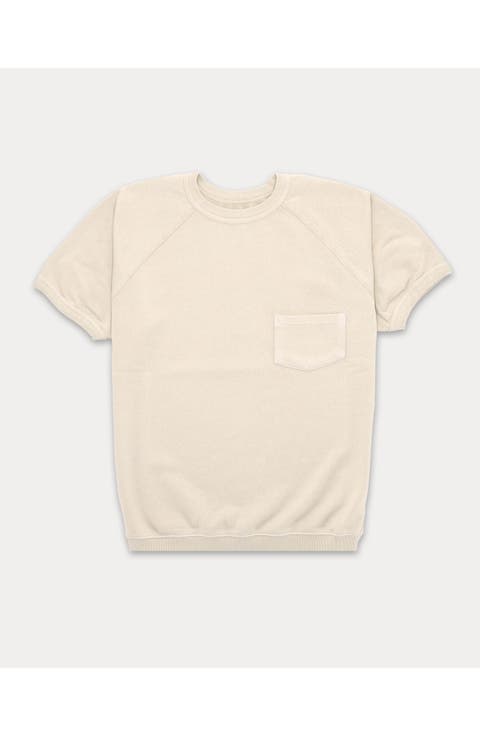 Highway Short-Sleeve Brushed Jersey Sweatshirt