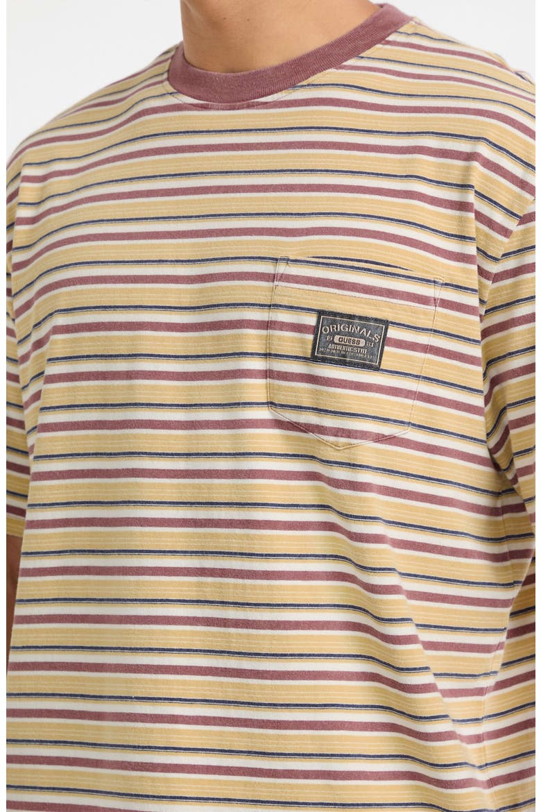 Stripe Pocket T-Shirt, Alternate, color, BEIGE