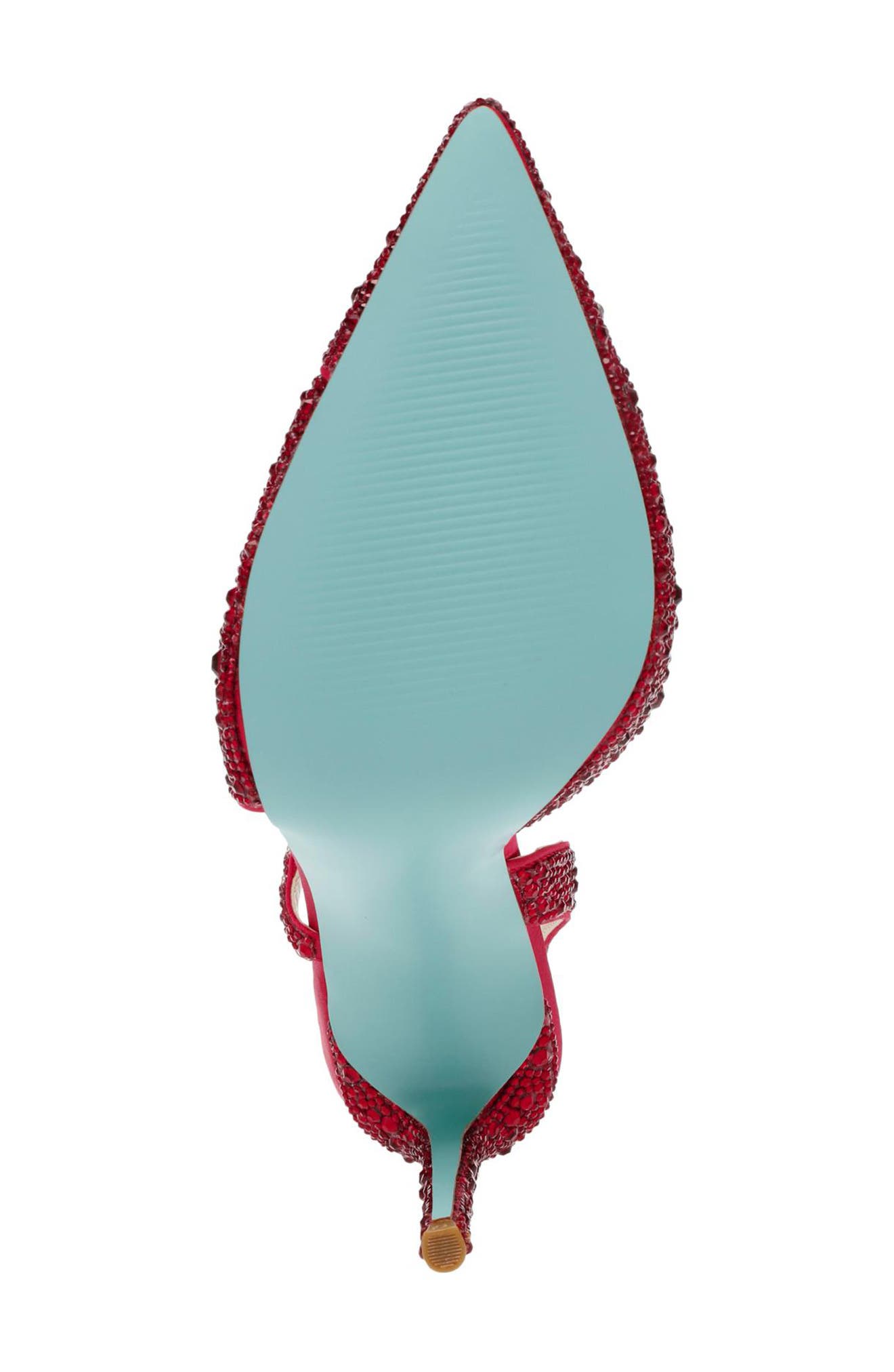 Rocky Embellished Half d'Orsay Pump, Alternate, color, RED