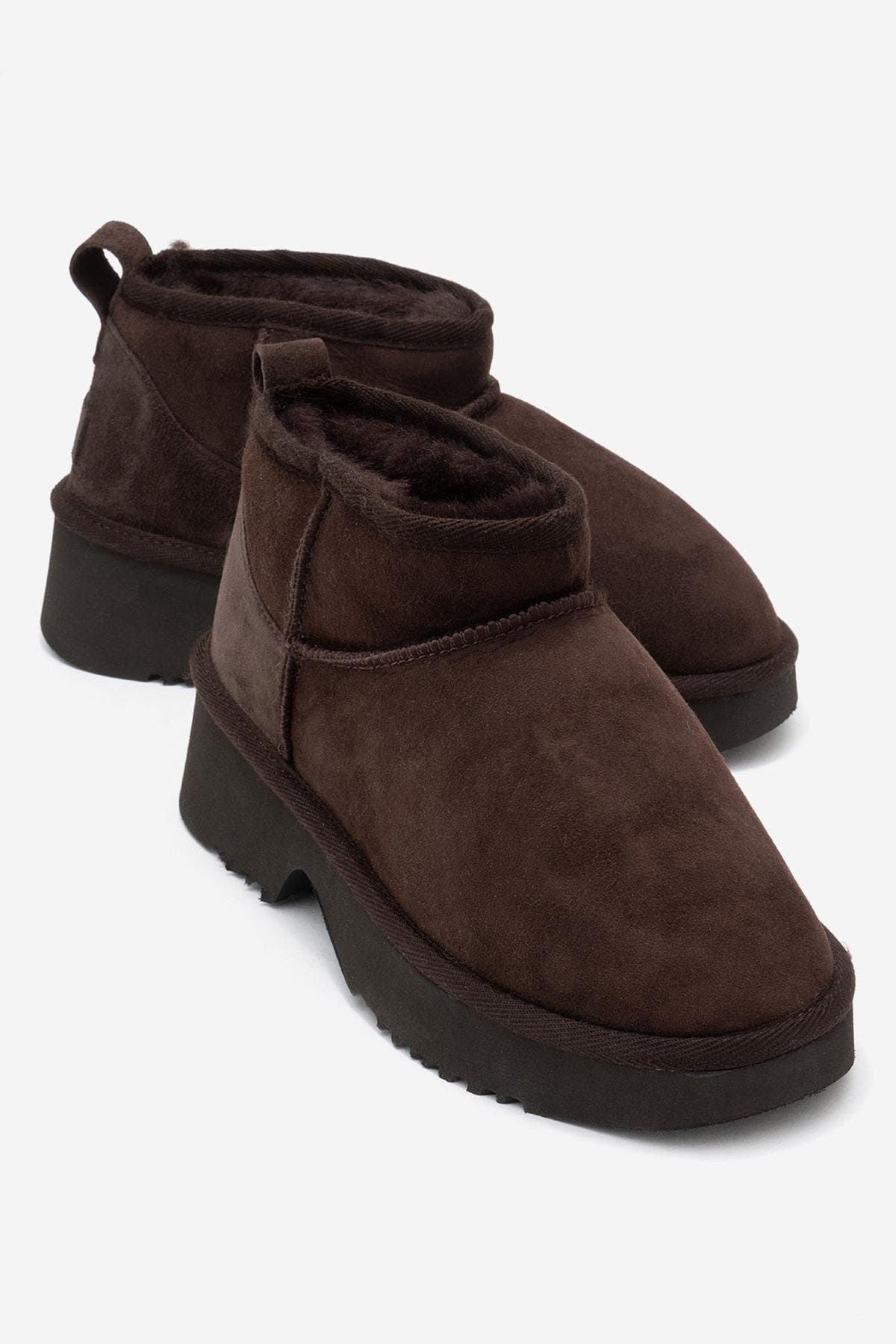 Ary Leather Platform Boot, Alternate, color, Brown Suede
