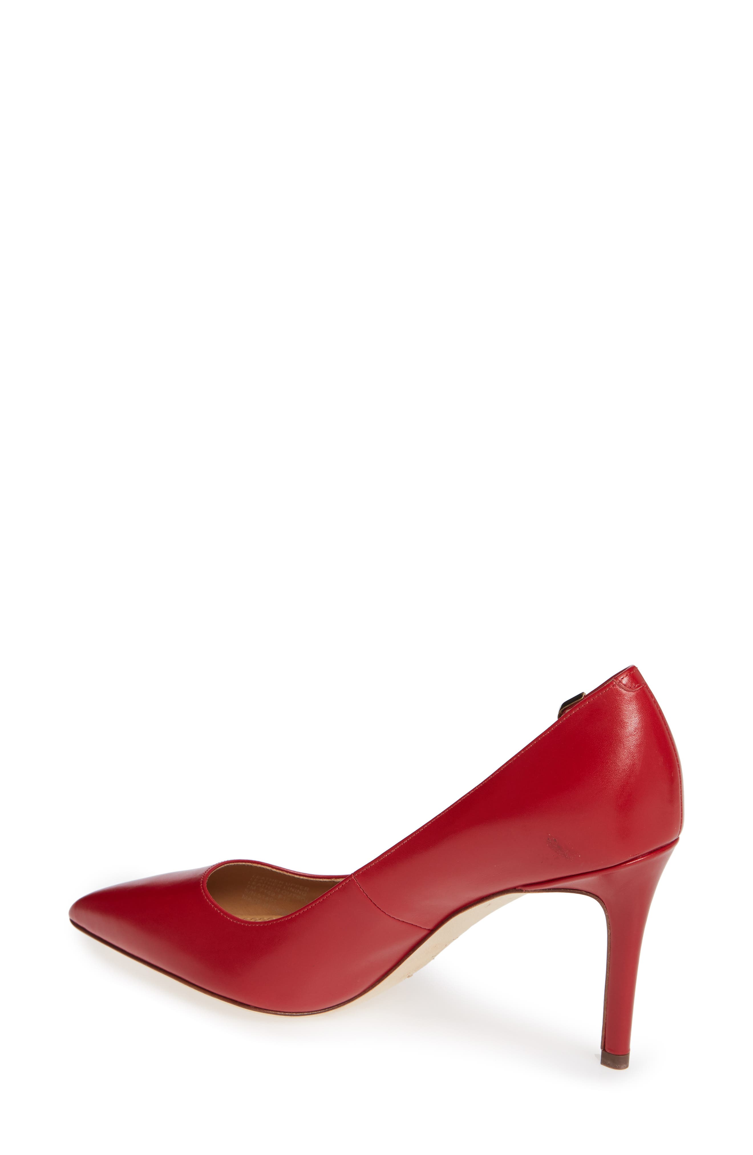 Elizabeth Pointy Toe Pump, Alternate, color, DARK REDSTONE
