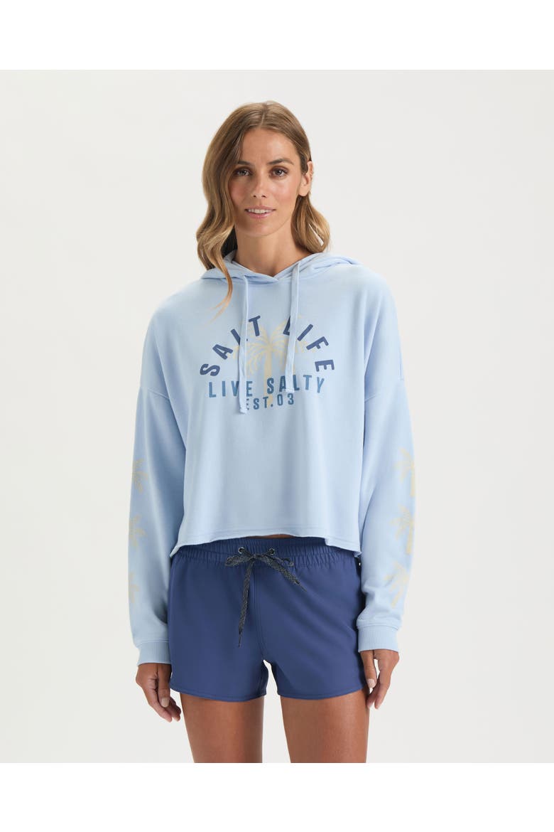 Checked Out Hoodie, Main, color, Powder Blue