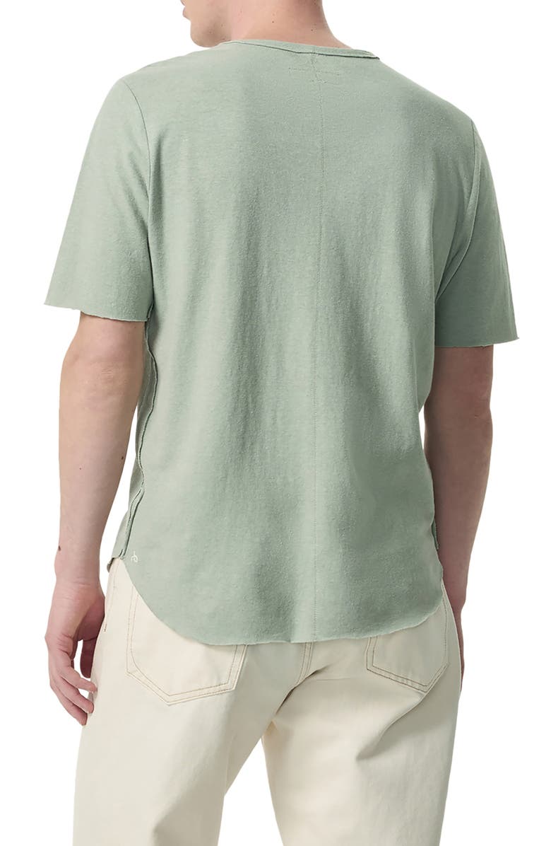 rag & bone Devin Hemp & Organic Cotton T-Shirt, Alternate, color, Belgian Grey