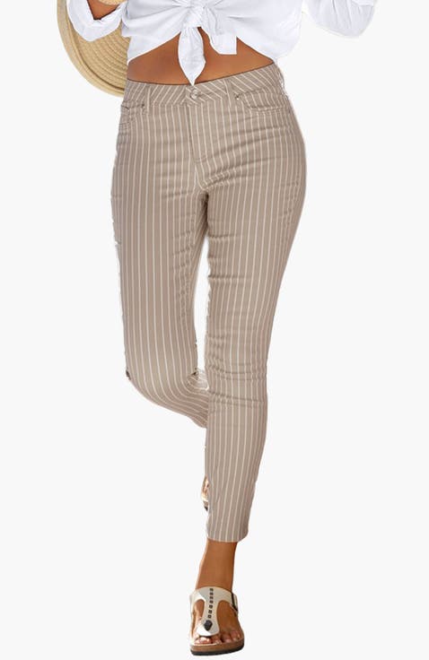 Skinny Leg Cropped Pants