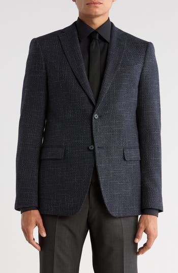 John Varvatos Star Usa Cotton & Wool Blend Sport Coat In Black