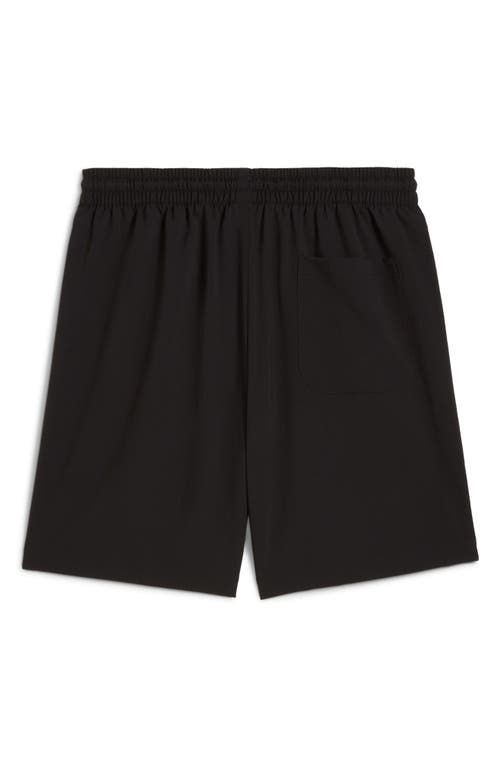 Puma X Bmw M Motorsport Essentials Graphic Shorts In Black