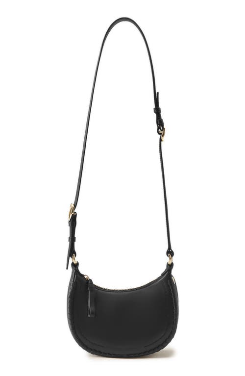 Helen Kaminski Vivie Mini Leather Hobo Bag In Black