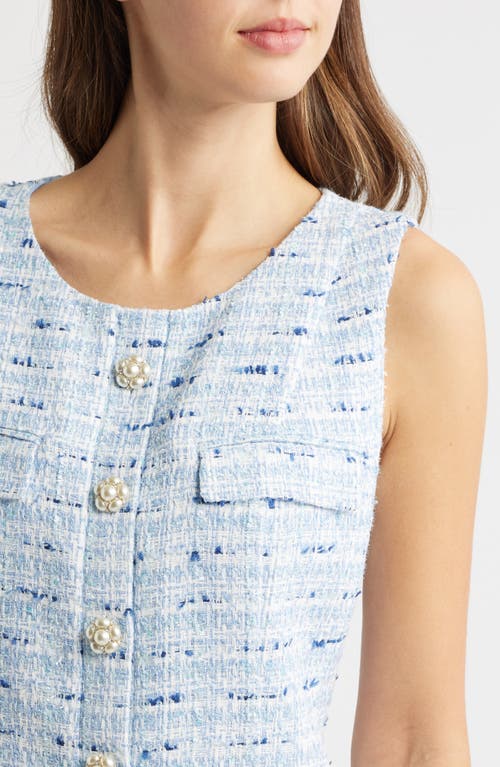 Lilly Pulitzer ® Bindy Tweed Skirt Romper In Bonaire Blue