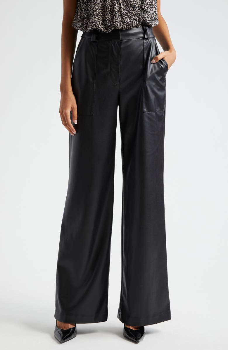 Ramy Brook Jace Faux Leather Pants, Main, color,