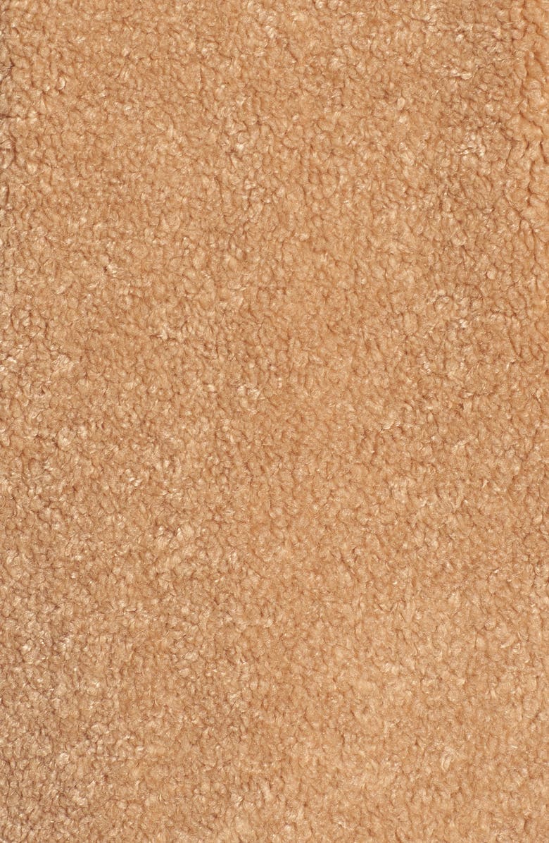 Kensie Teddy Bear Notch Collar Faux Fur Coat, Alternate, color, 