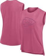 FANATICS Women's Fanatics Pink Kansas City Chiefs Studio Embrace Tank Top