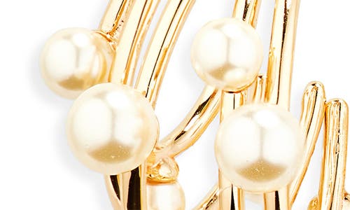 Tory Burch Pearl Multihoop Earrings