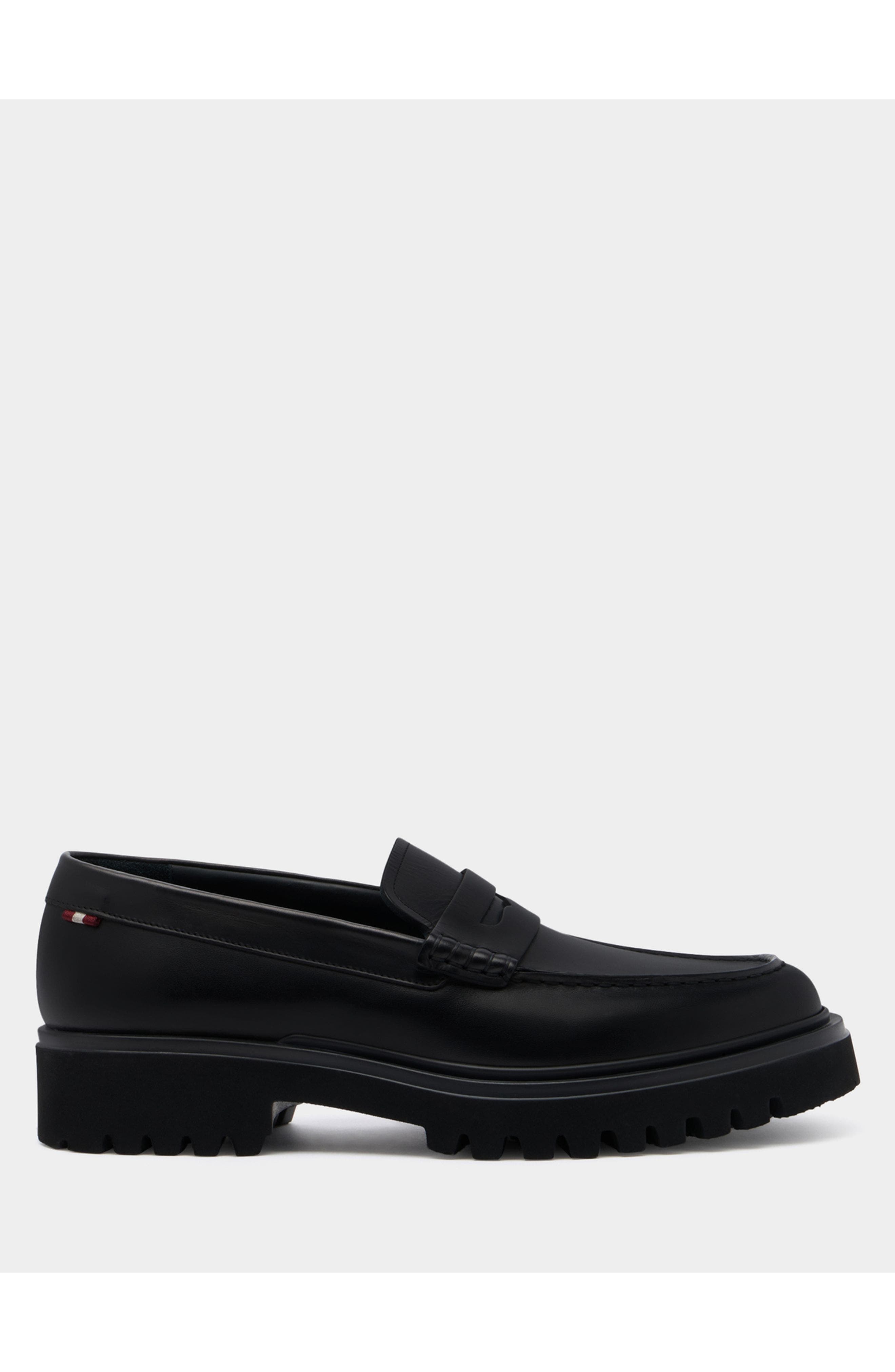 Bally Onyce Loafer, Main, color, Black