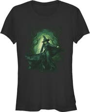 Wicked: For Good Junior's Elphaba Green Forest Short Sleeve Graphic T-Shirt