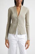 Emporio Armani Rib V-Neck Cardigan