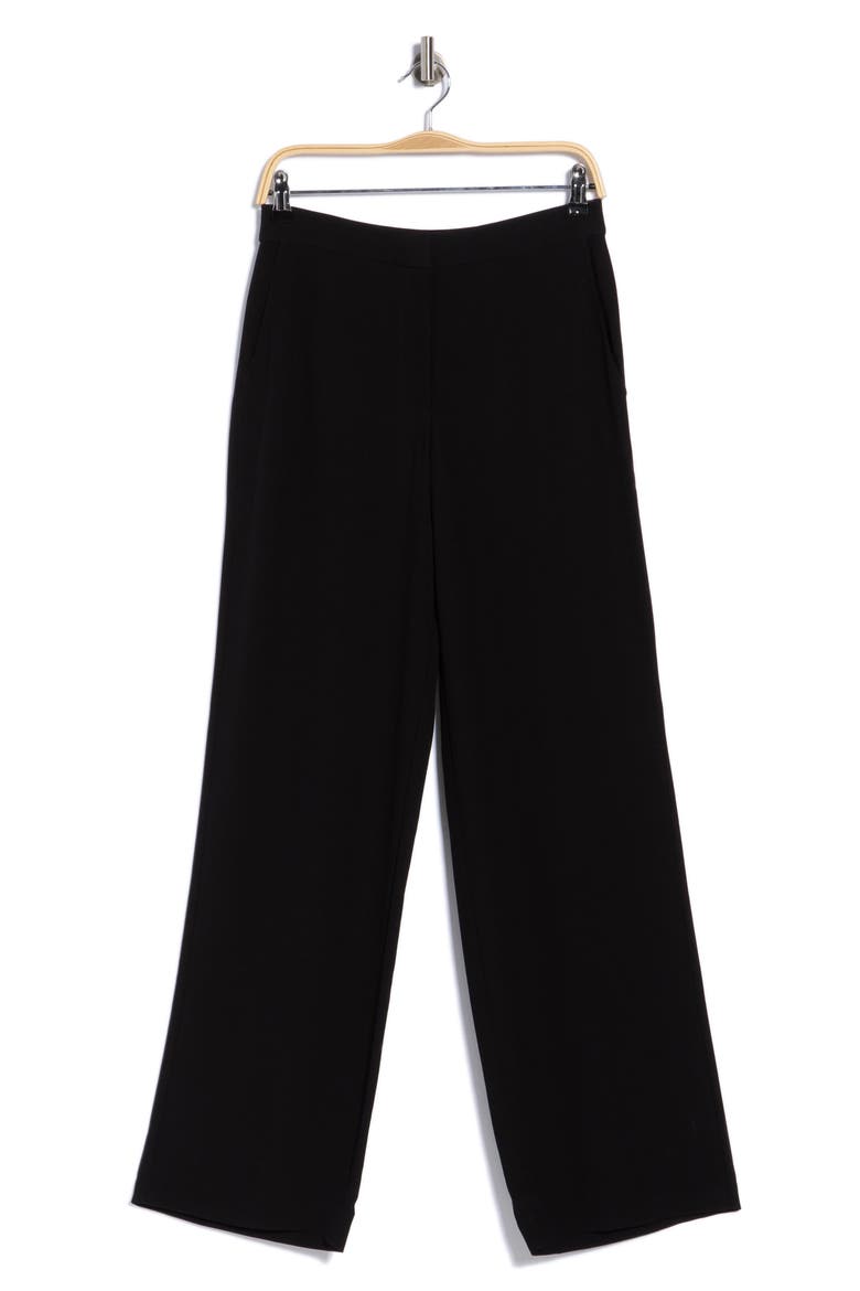 Ollie Mid Rise Wide Leg Pants, Main, color, NOIR