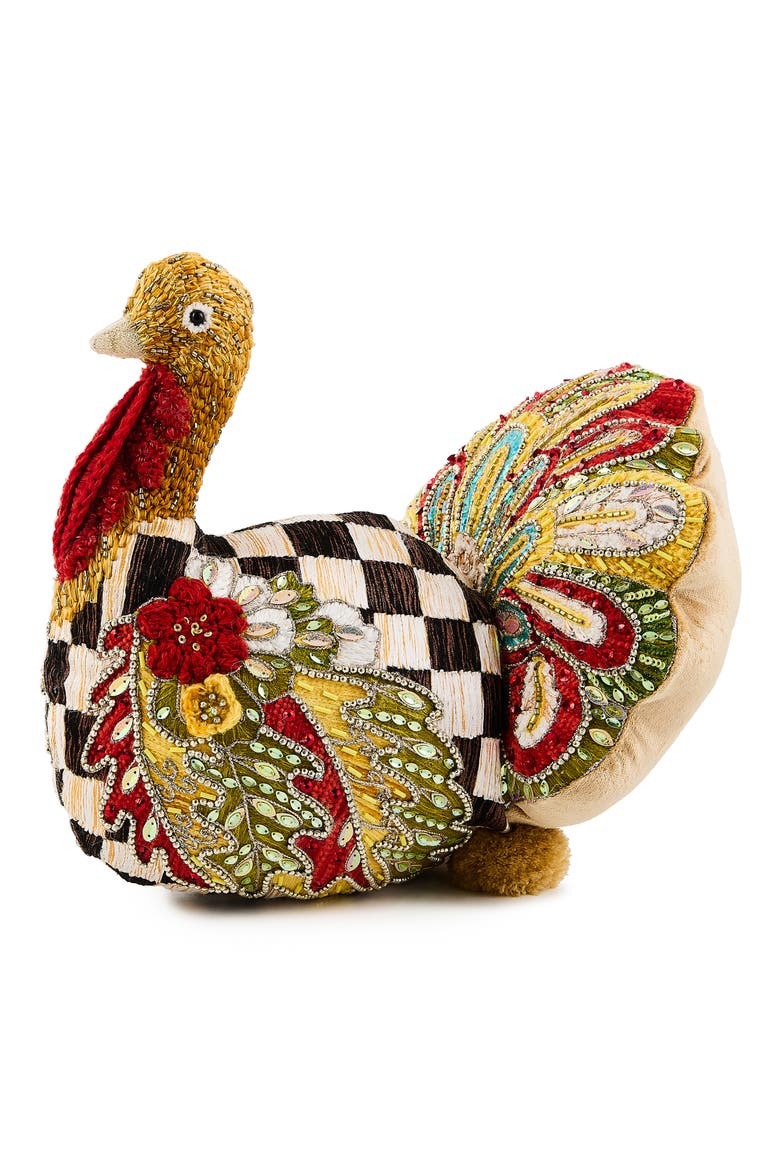 Aurora Turkey Shaped Pillow, Main, color, BEIGE