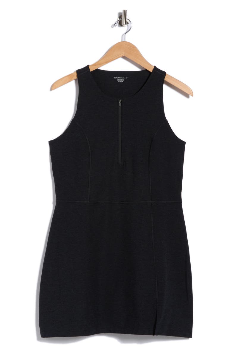 Move Up Sleeveless Minidress, Main, color, DARKEST NIGHT