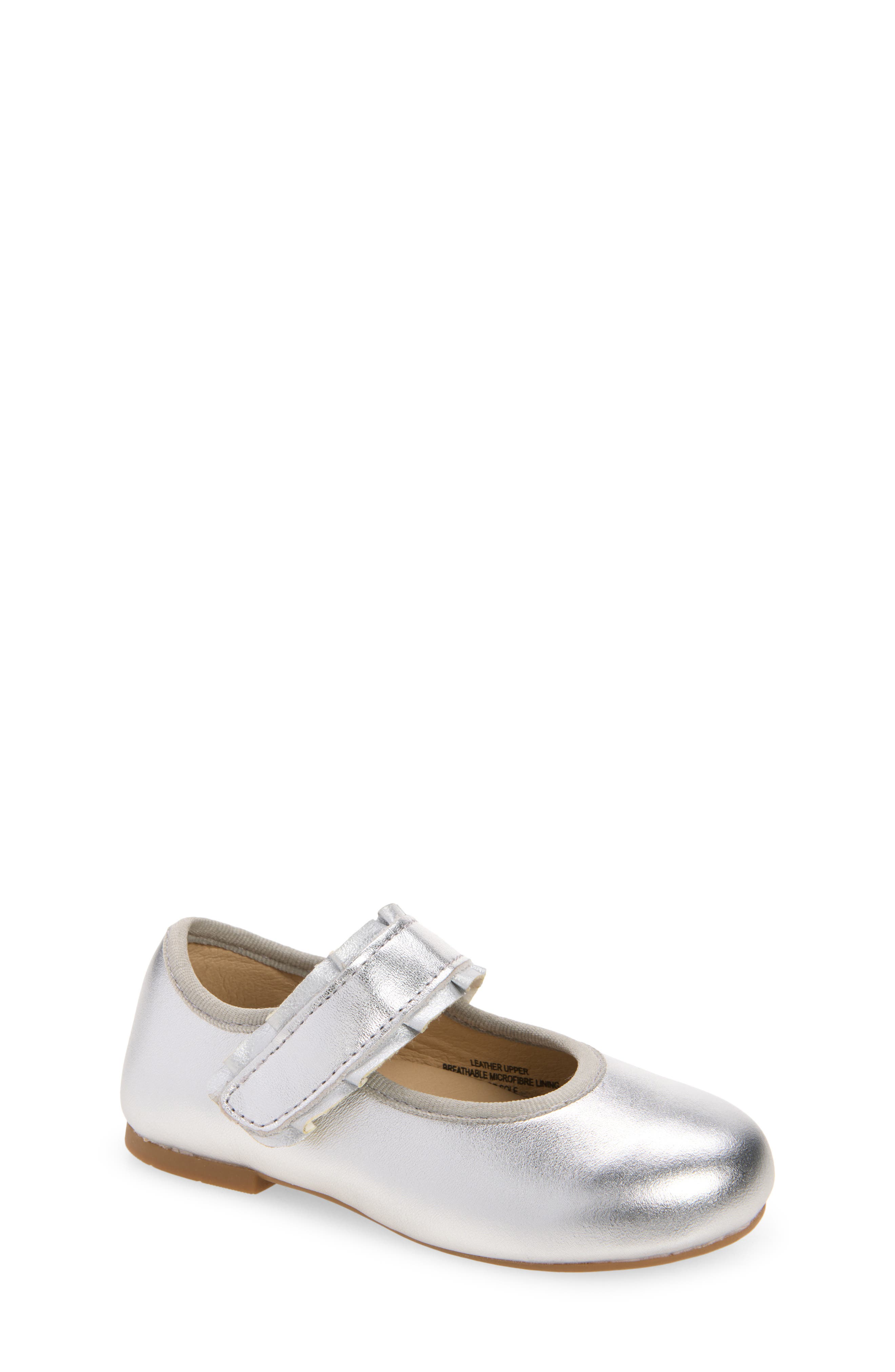 Kids' Frilly Jane Mary Jane, Main, color, SILVER