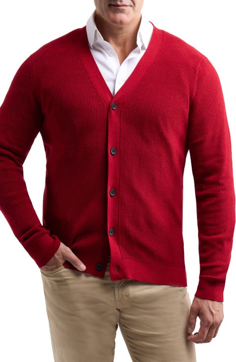 V-Neck Sweater Cardigan