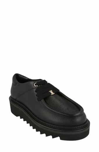 FERRAGAMO Euripilo Moc Toe Leather Loafer