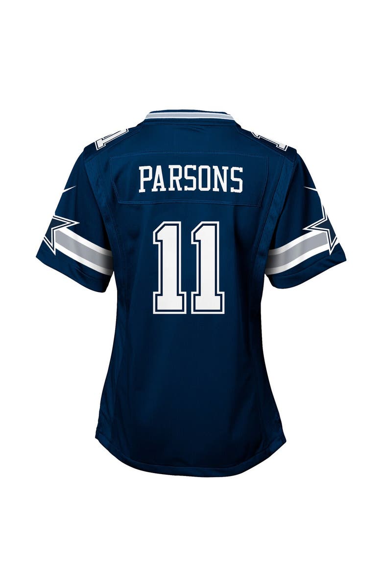 Nike Girls Youth Nike Micah Parsons Navy Dallas Cowboys Game Jersey, Alternate, color, 