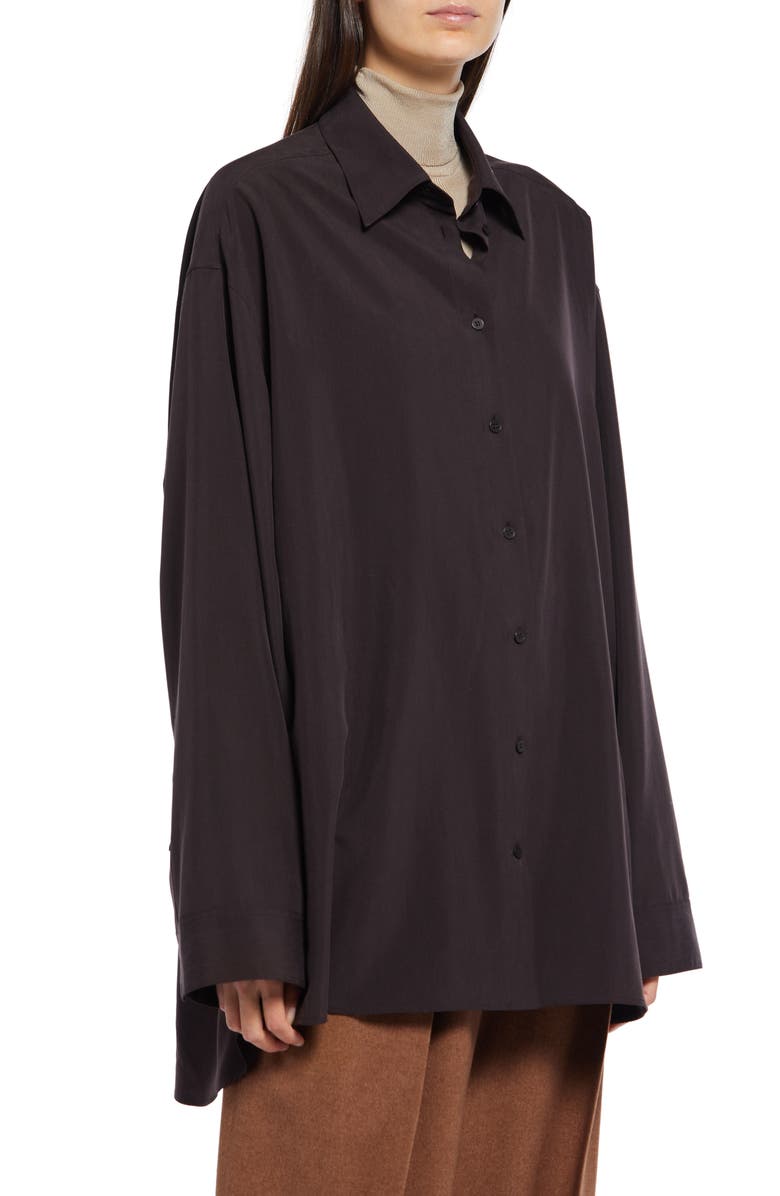 The Row Caroline Oversize Button-Up Shirt, Alternate, color, 
