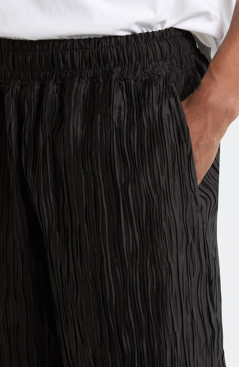 PLEASURES Disguise Pleated Shorts, Alternate, color, Black