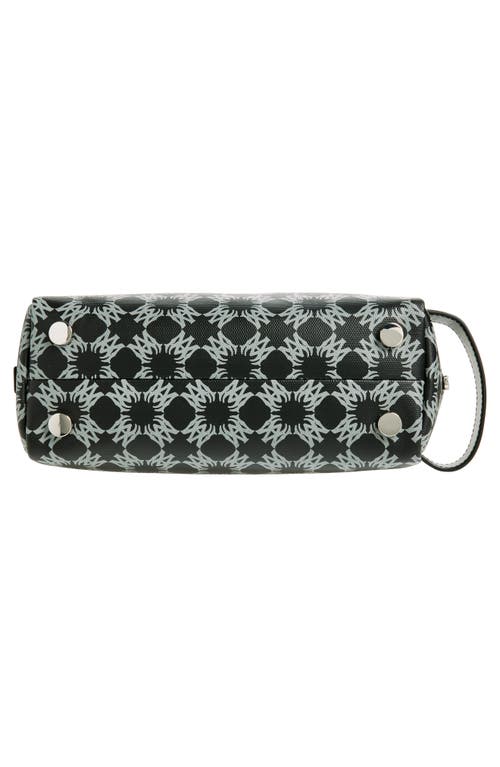Amiri Quad Monogram Coated Canvas Dopp Kit In Black