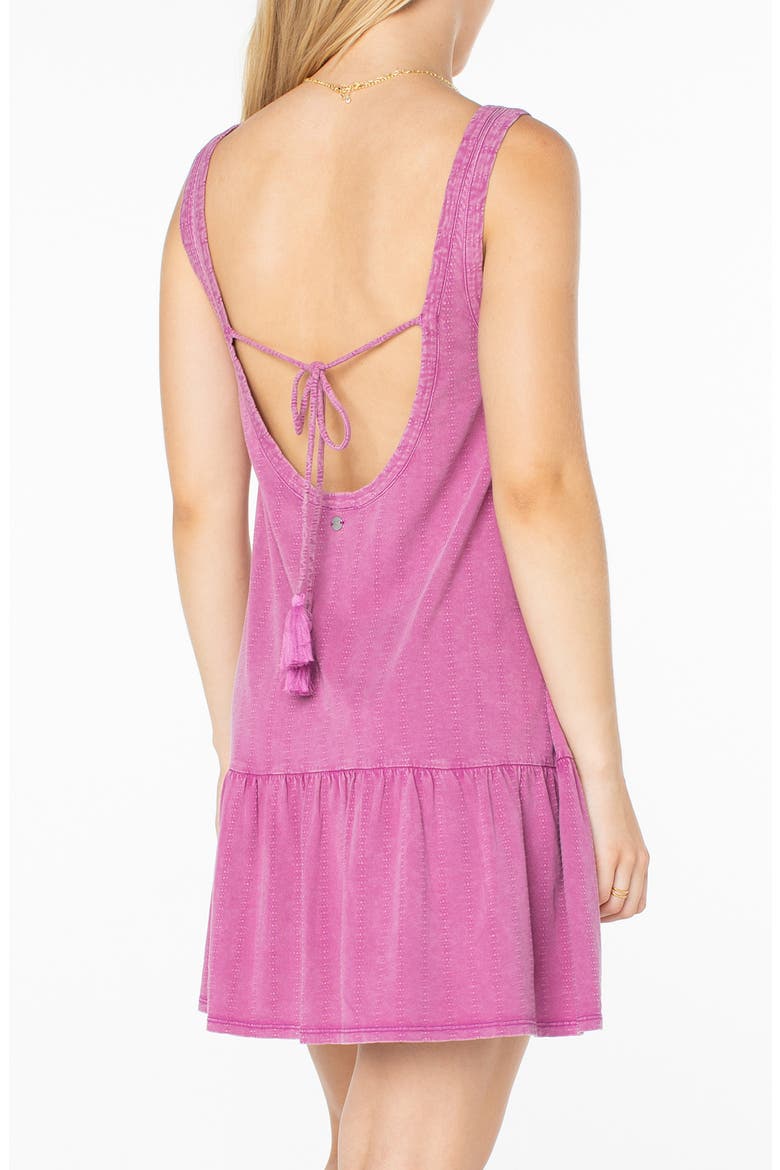 Still Salty Cotton Minidress, Alternate, color, STRIKING PURPLE SOLID