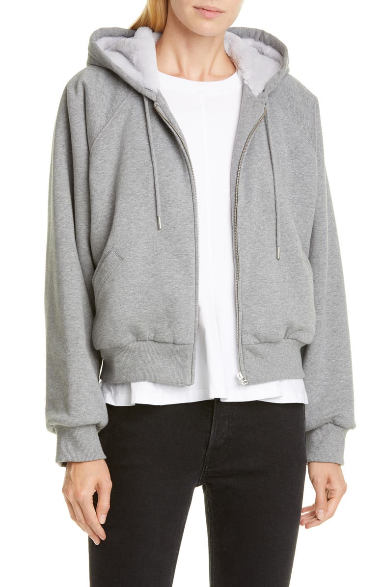 Opening Ceremony Zip Cotton Hoodie, Main, color, 