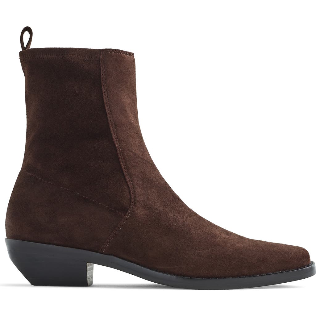 Madewell The Idris Ankle Boot In Brown