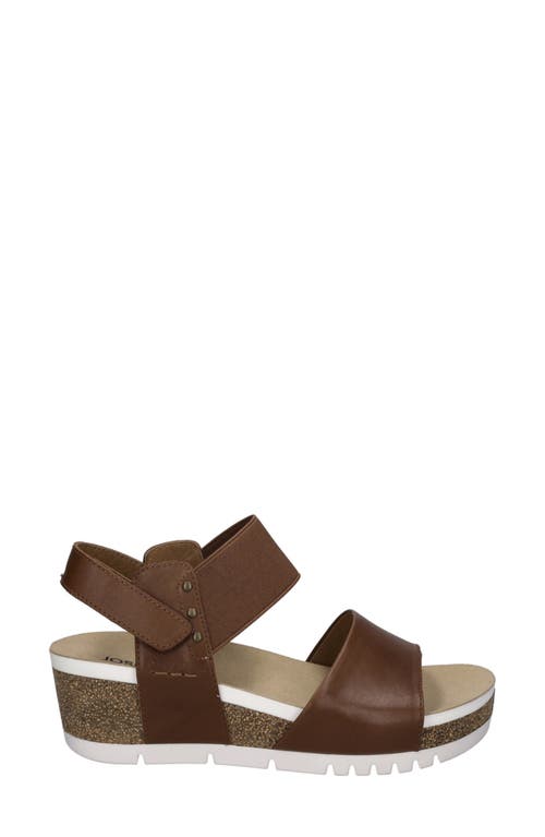 Josef Seibel Quinn Platform Wedge Sandal In Brown