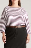 Universal Standard Montauk Breton Stripe Top