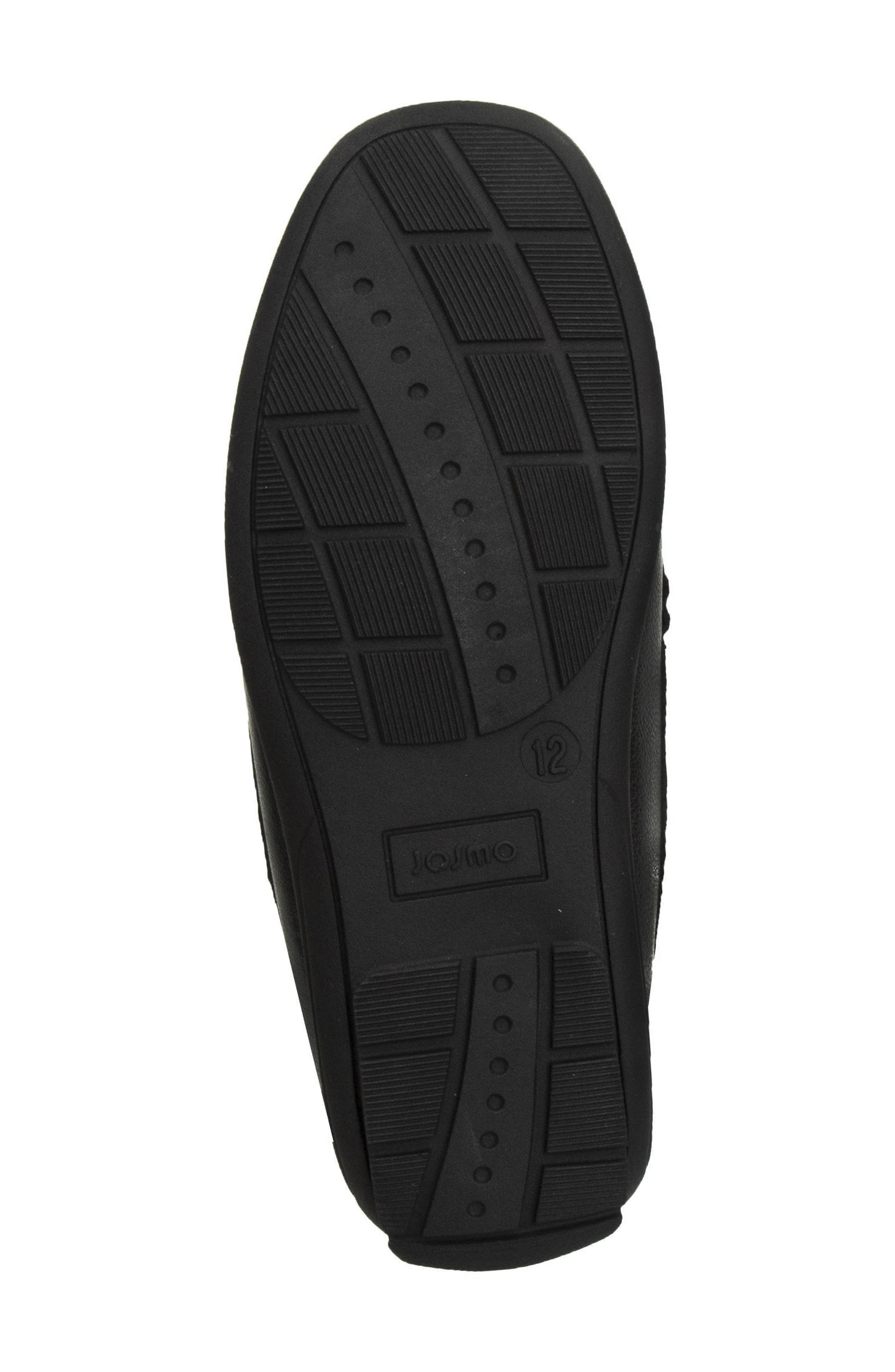 Kids' Faux Leather Loafer, Alternate, color, BLACK