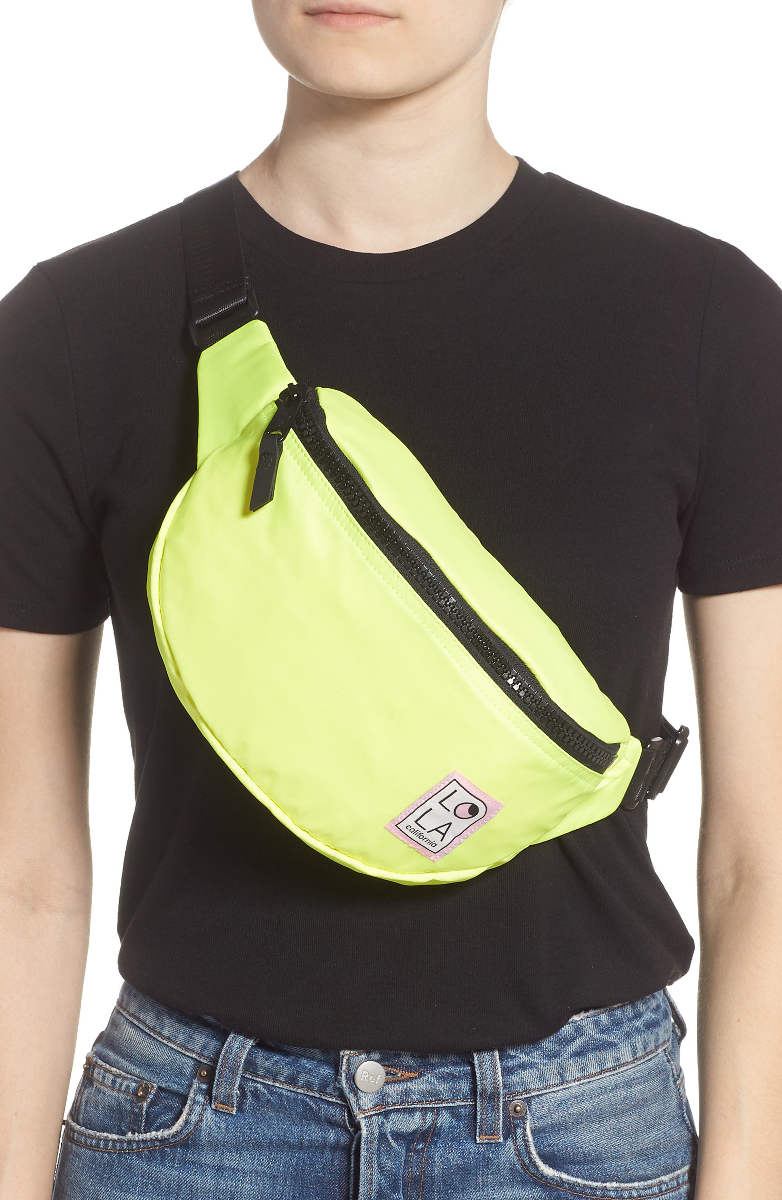 Moonbeam Large Belt Bag, Alternate, color, FLUORESCENT