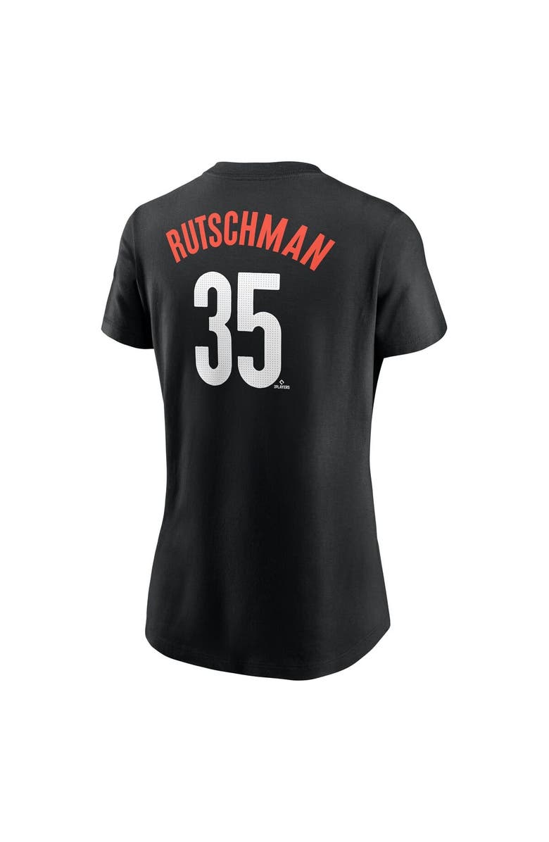 Nike Women's Nike Adley Rutschman Black Baltimore Orioles City Connect Fuse Name & Number T-Shirt, Alternate, color, Black