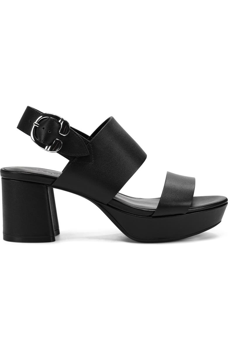 Aerosoles Camera Platform Sandal, Alternate, color, Black Leather