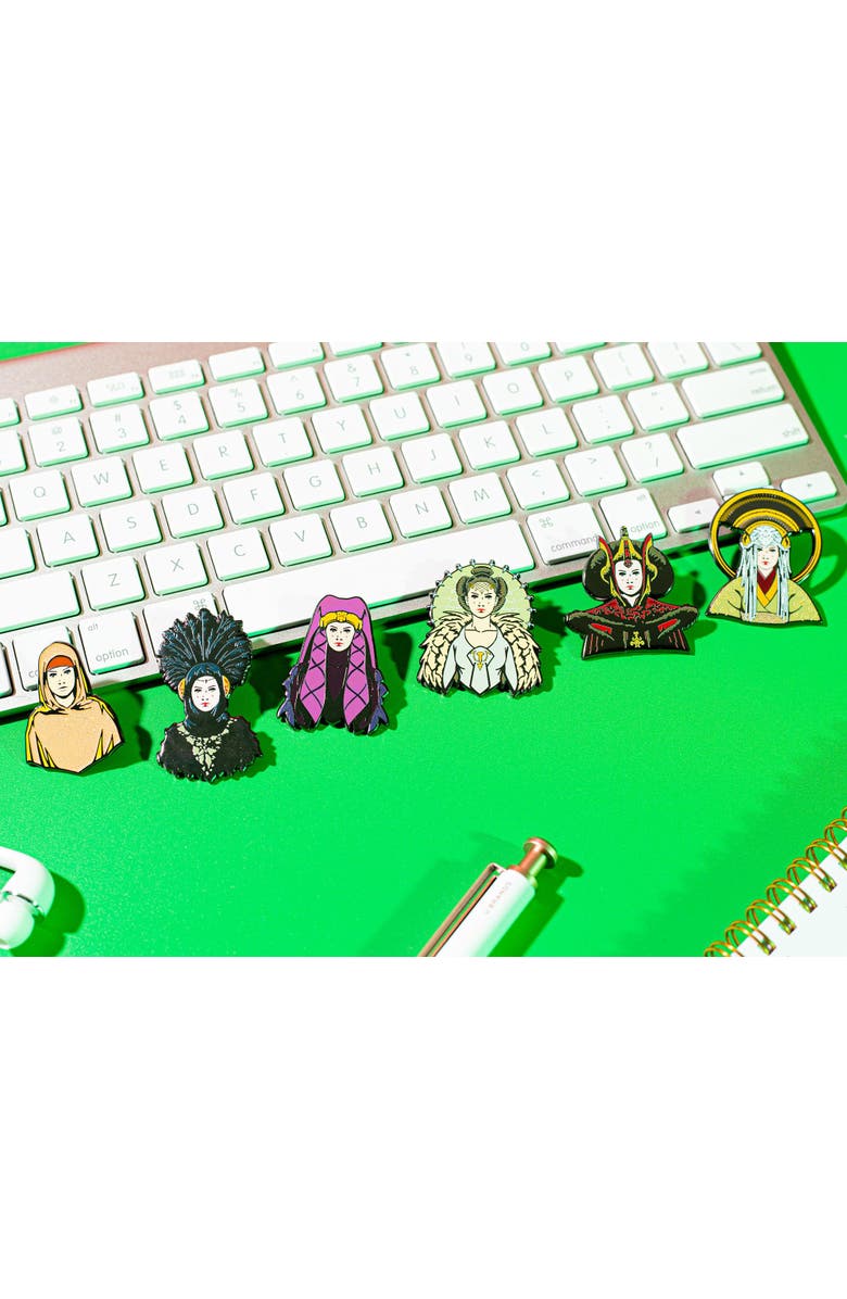 Toynk Star Wars The Phantom Menace Queen Amidala 6 Pin Set, Alternate, color, Multi-Color